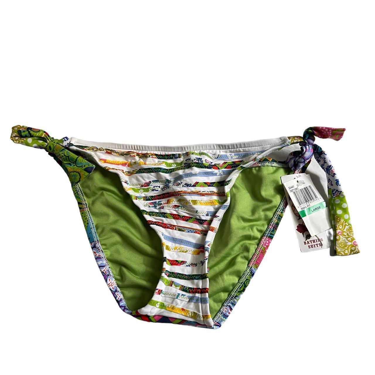 Lucky Brand bathing suit bottom, multicolor - Depop