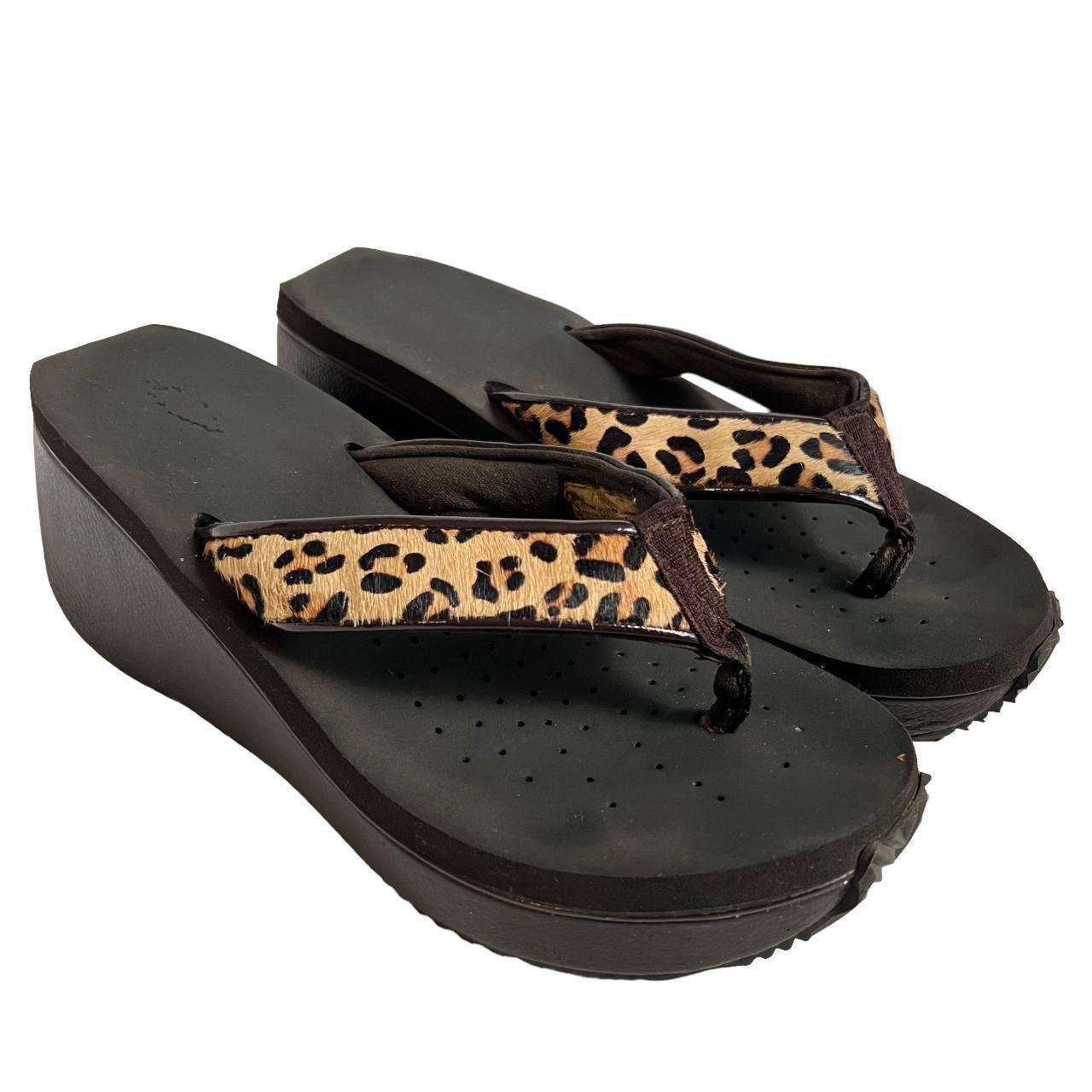 Very volatile leopard on sale mules