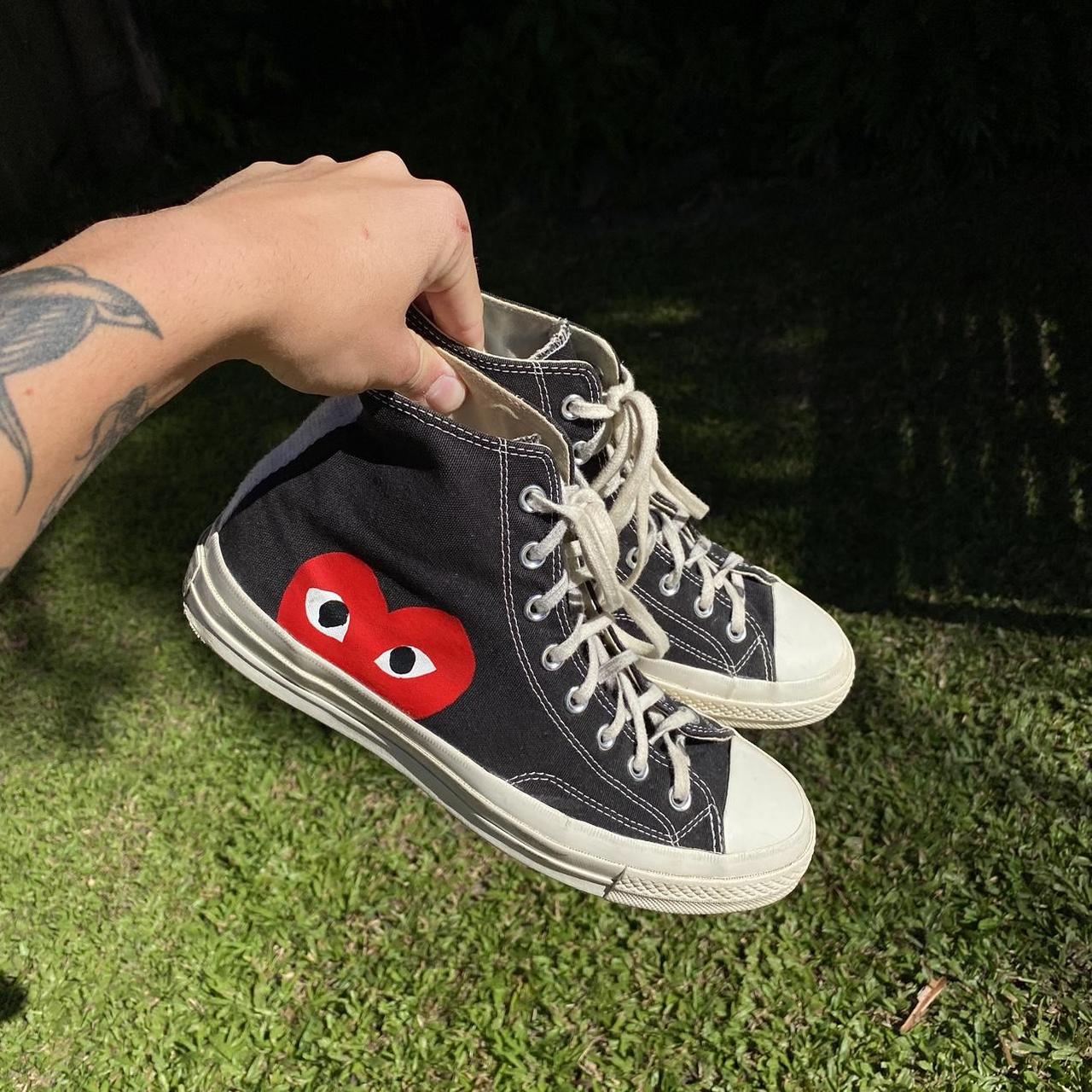 Comme de Garson CDG converse Amazing condition... - Depop