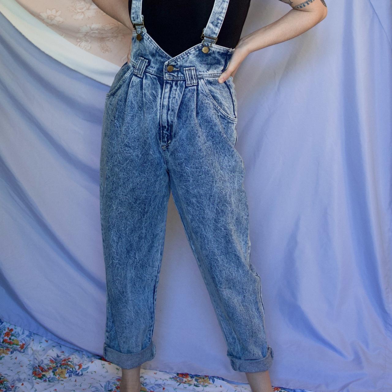 80s Vintage High Waisted Jeans Acid Wash “mom Depop 8002