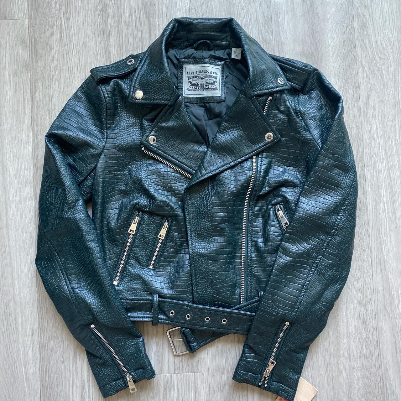 Levi strauss & sale co leather jacket