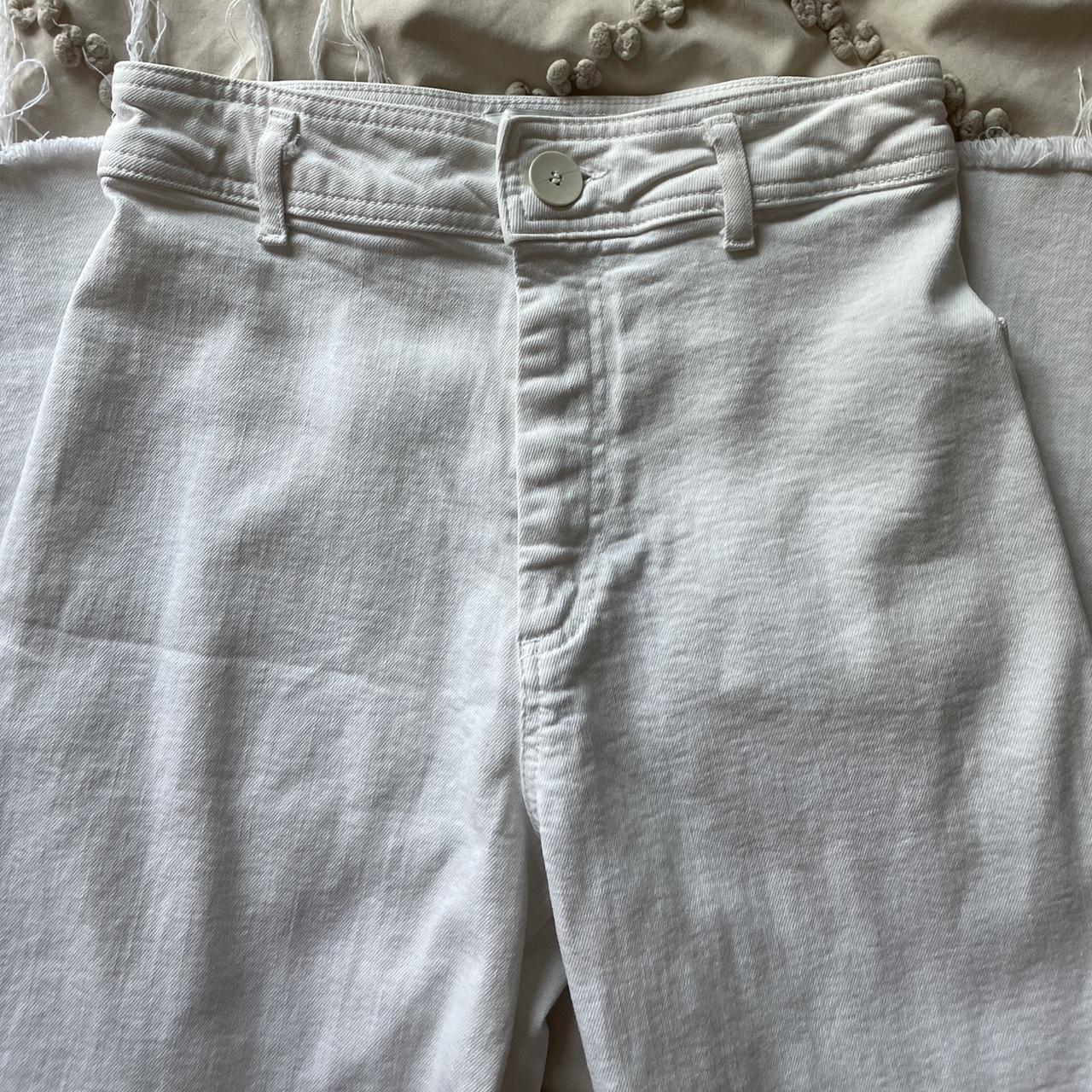 Zara Women's White Jeans | Depop