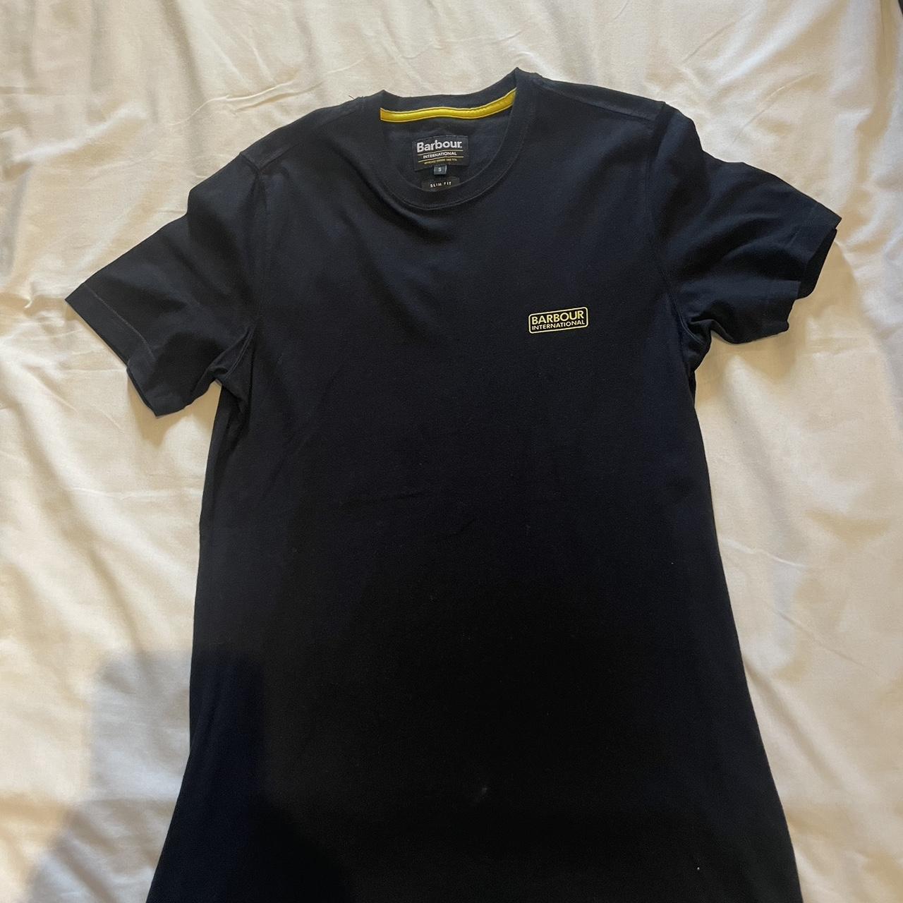 Barbour slim fit tshirt size small Basic barbour... Depop