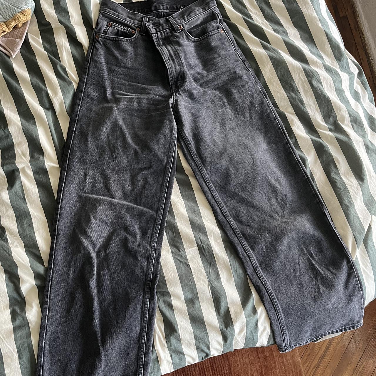 B Sides Elissa Jeans Size 25 In Stil Black Worn... - Depop