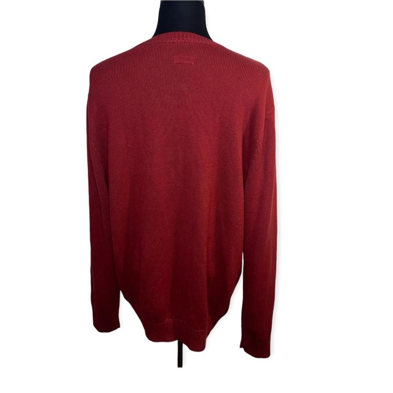 St. John's Bay Men's Burgundy Jumper Depop