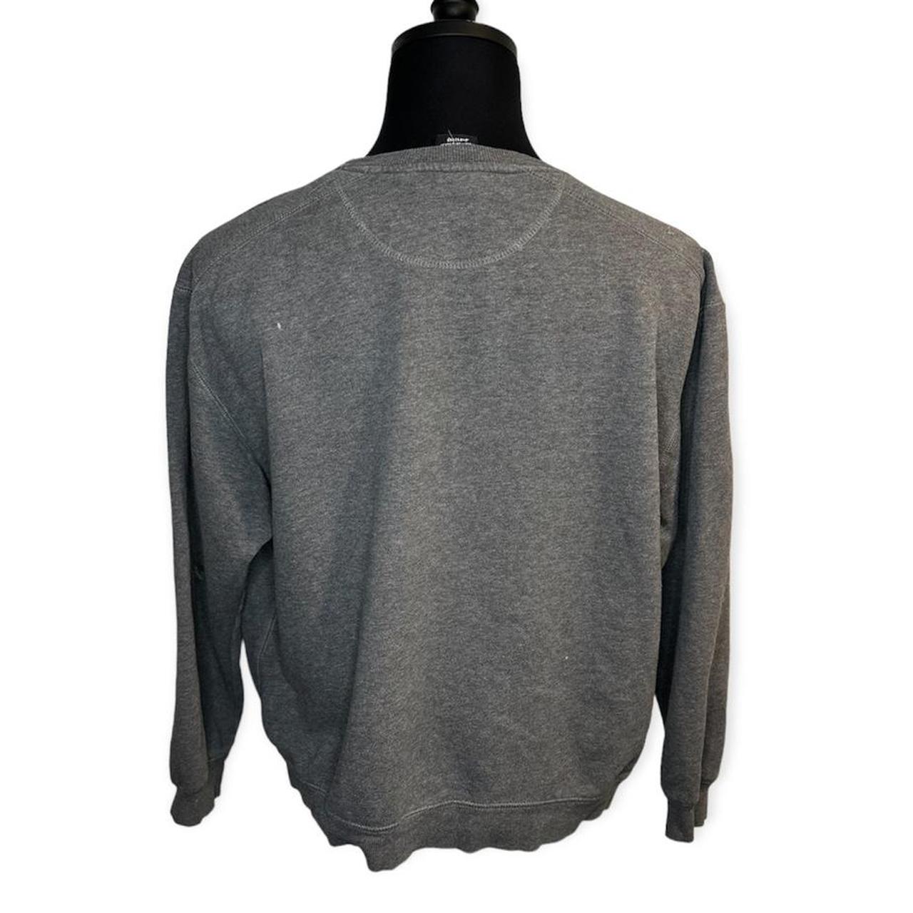 Vintage Starters Sweatshirt With Chest Logo All Grey... - Depop