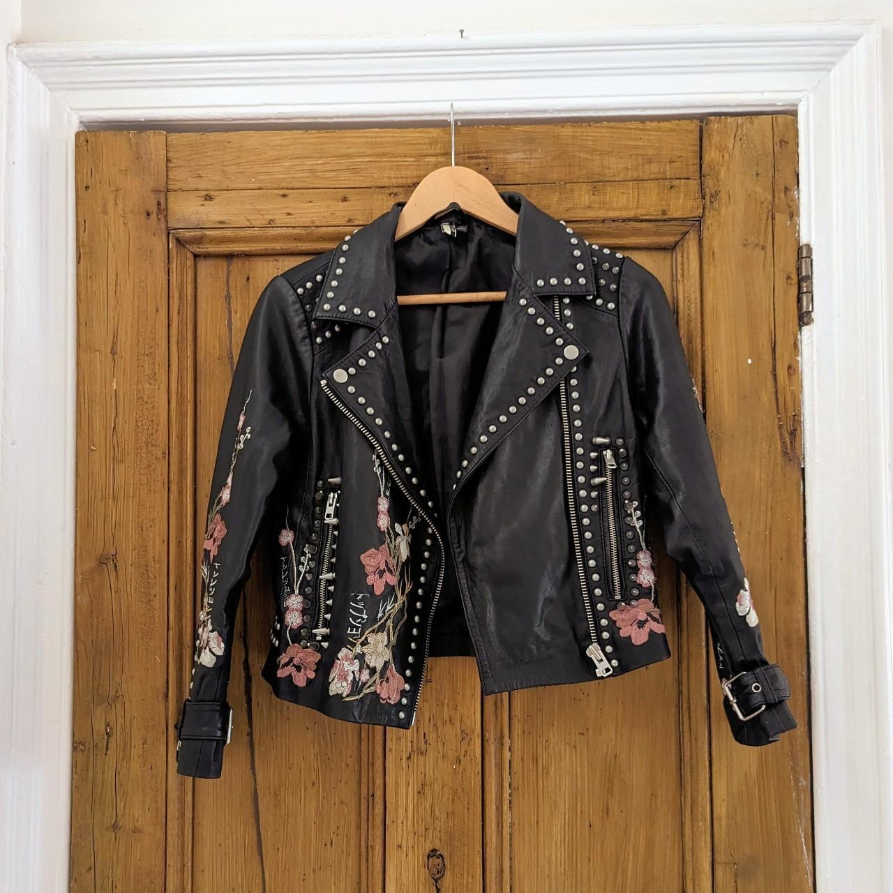 Limited edition Topshop branded black leather. Depop