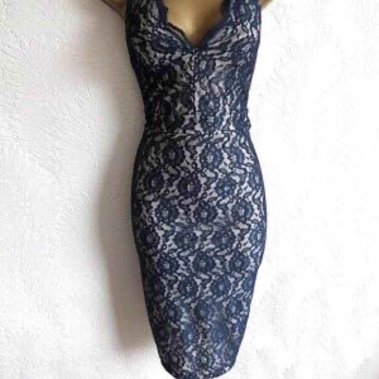 lipsy high neck tie waist dress