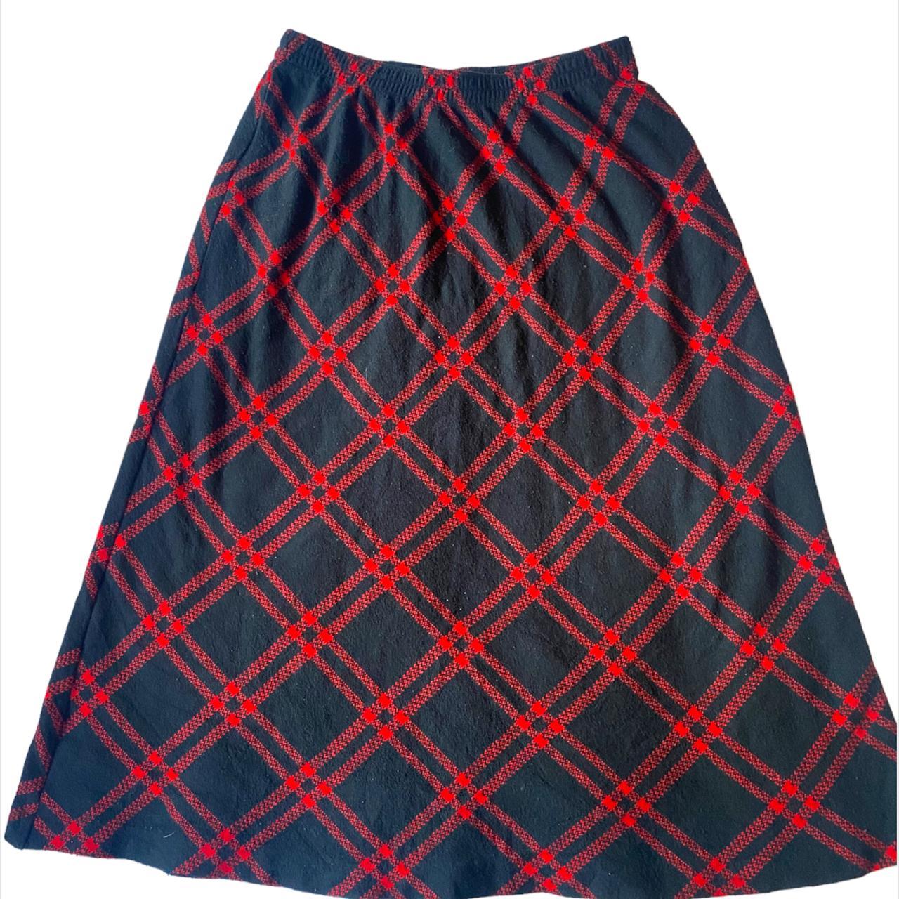 Tartan Plaid A-Line Skirt