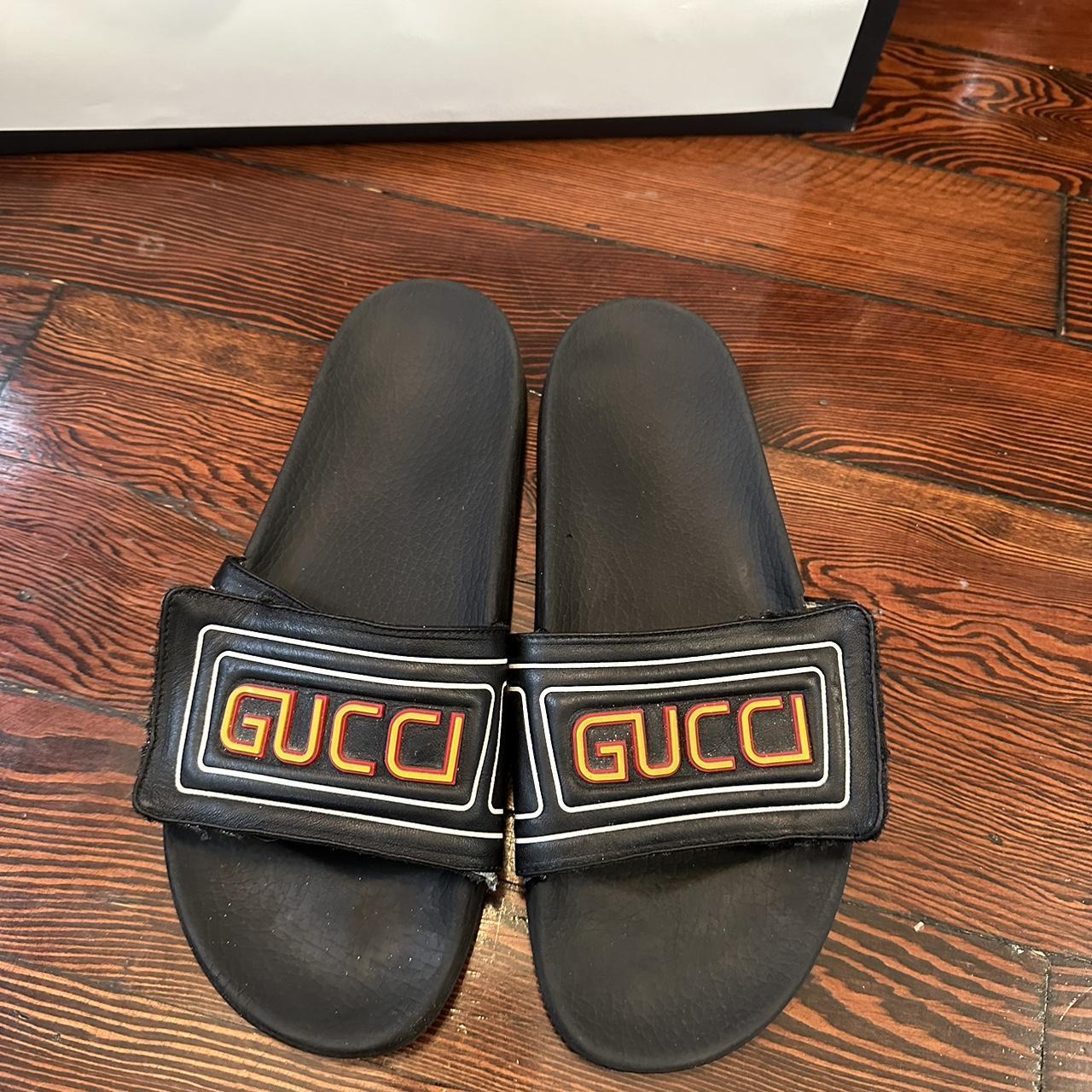 gucci apple slides