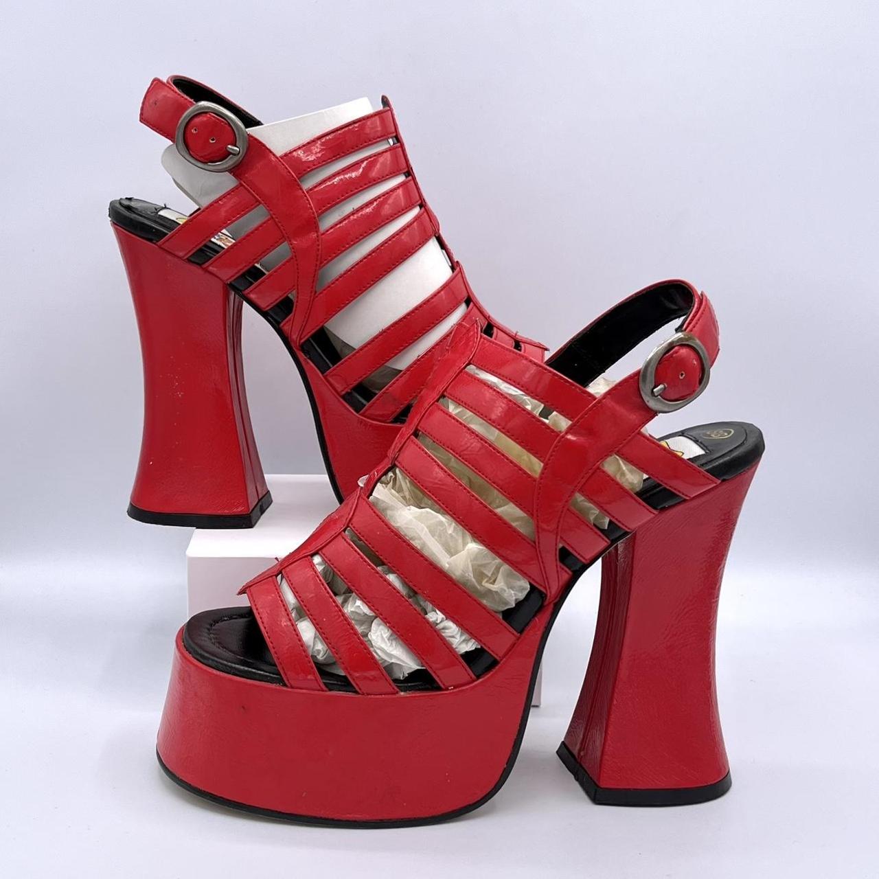 Genuine 70s platform sandals Read before Depop