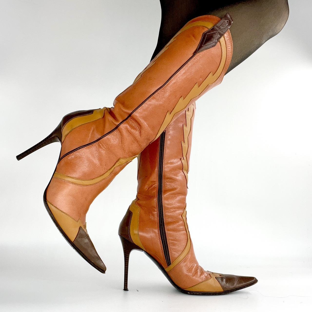 True vintage boots Size Stunning stiletto Depop