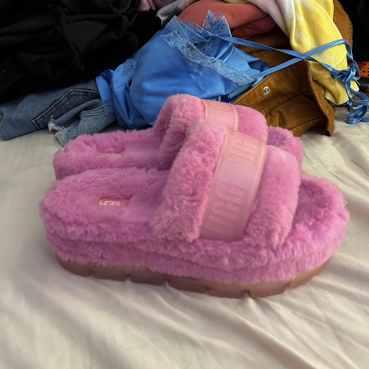 pink Ugg slippers! pls message me before buying... - Depop