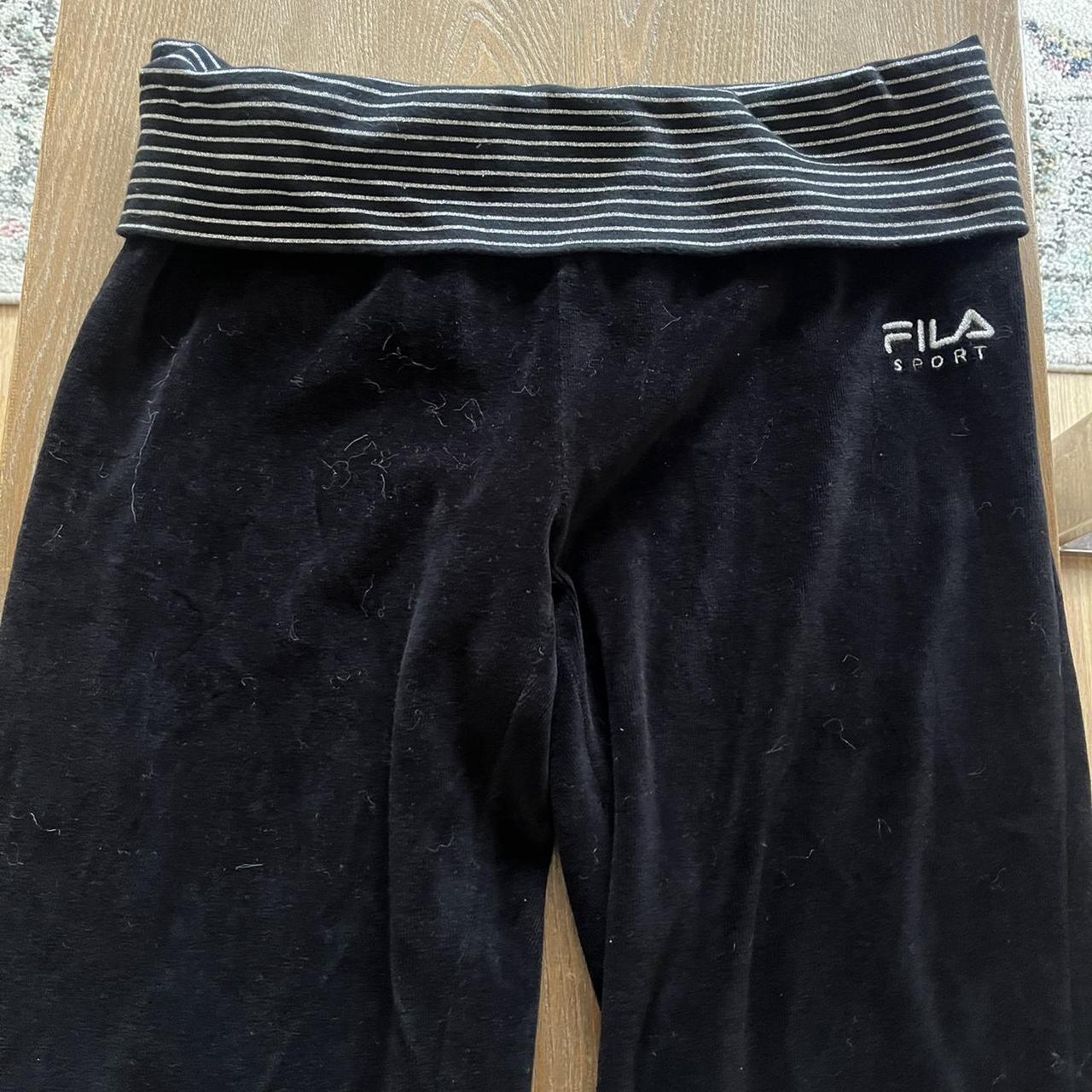 Straight leg Fila Sport yoga pants. Barely worn and - Depop