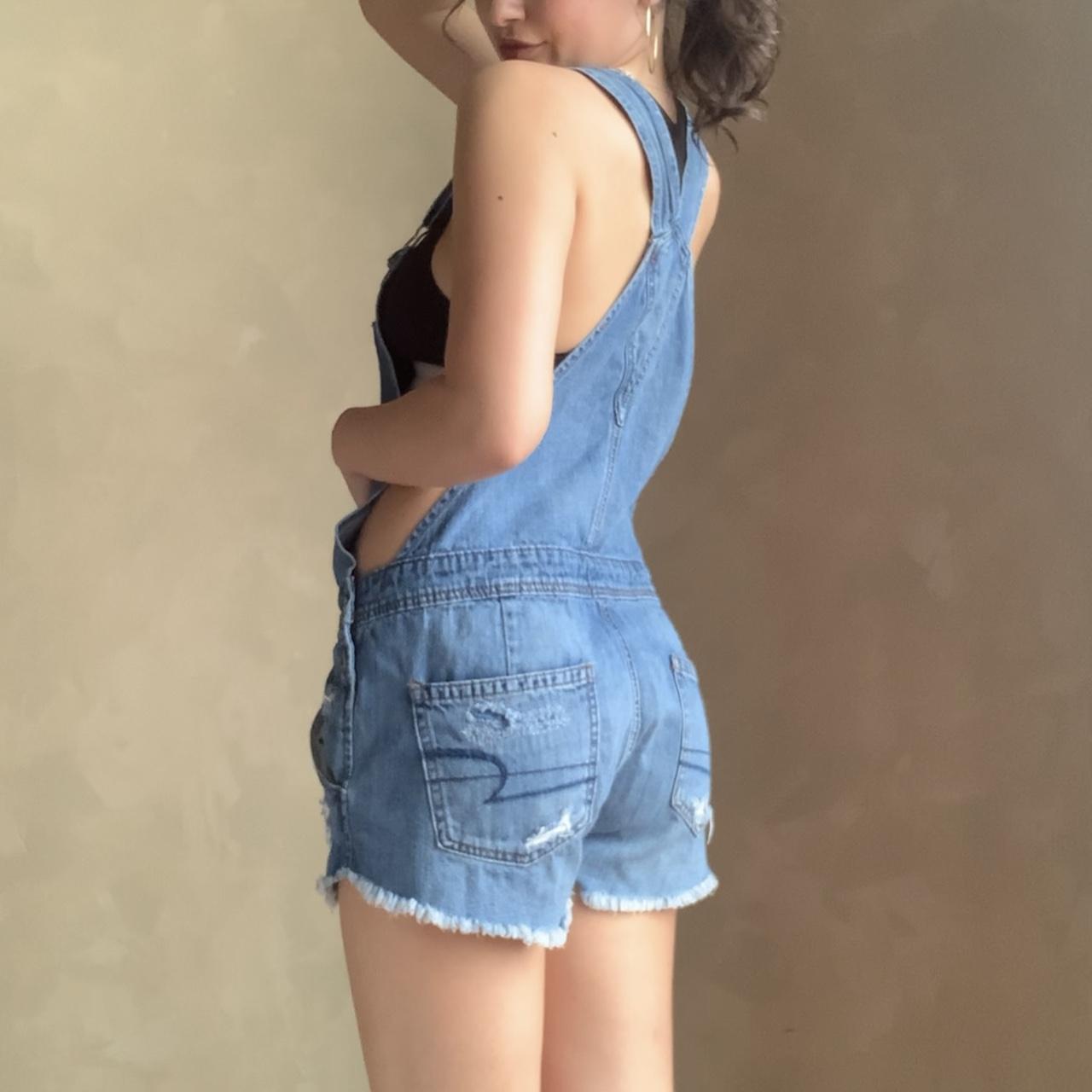 Stretchy Blue Jean Overalls