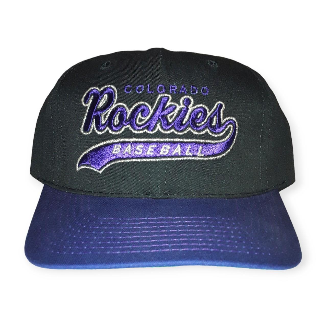 Vintage 90s Colorado Rockies Snapback Hat 