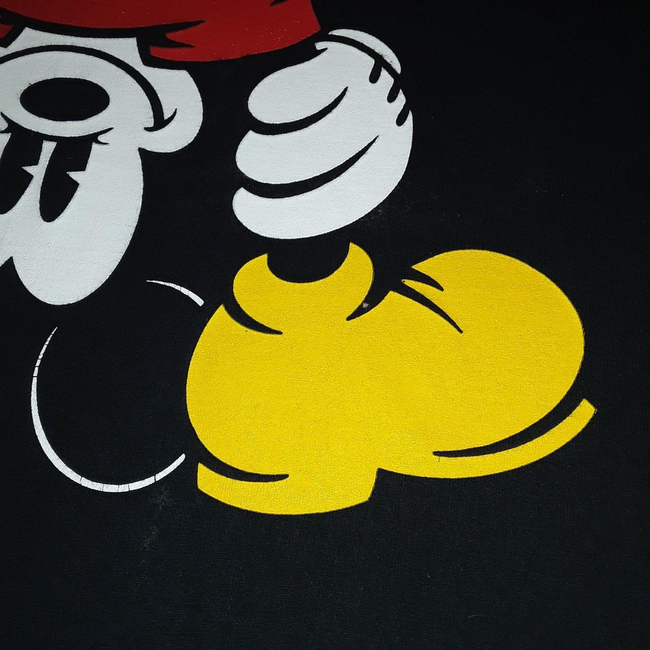 Vintage 90s Mickey Mouse Bent Over Single Stitch... - Depop