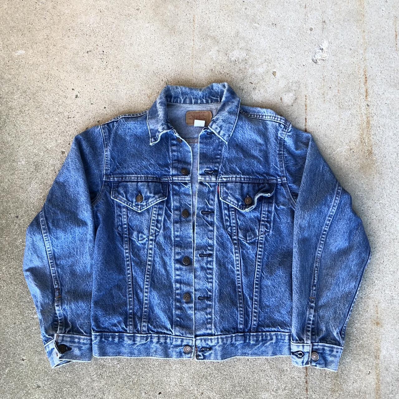 Vintage Levi's Type 3 trucker jacket 70505 70s great... - Depop