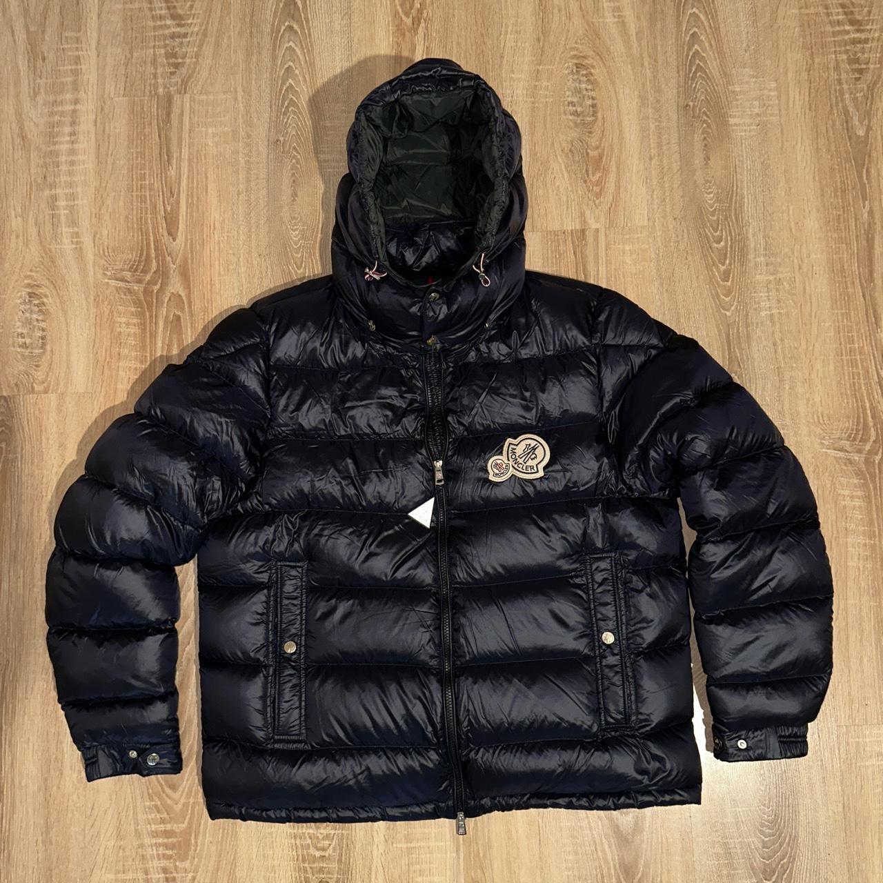 Moncler Men's Authentic Goose Down Logo Winter Warm... - Depop