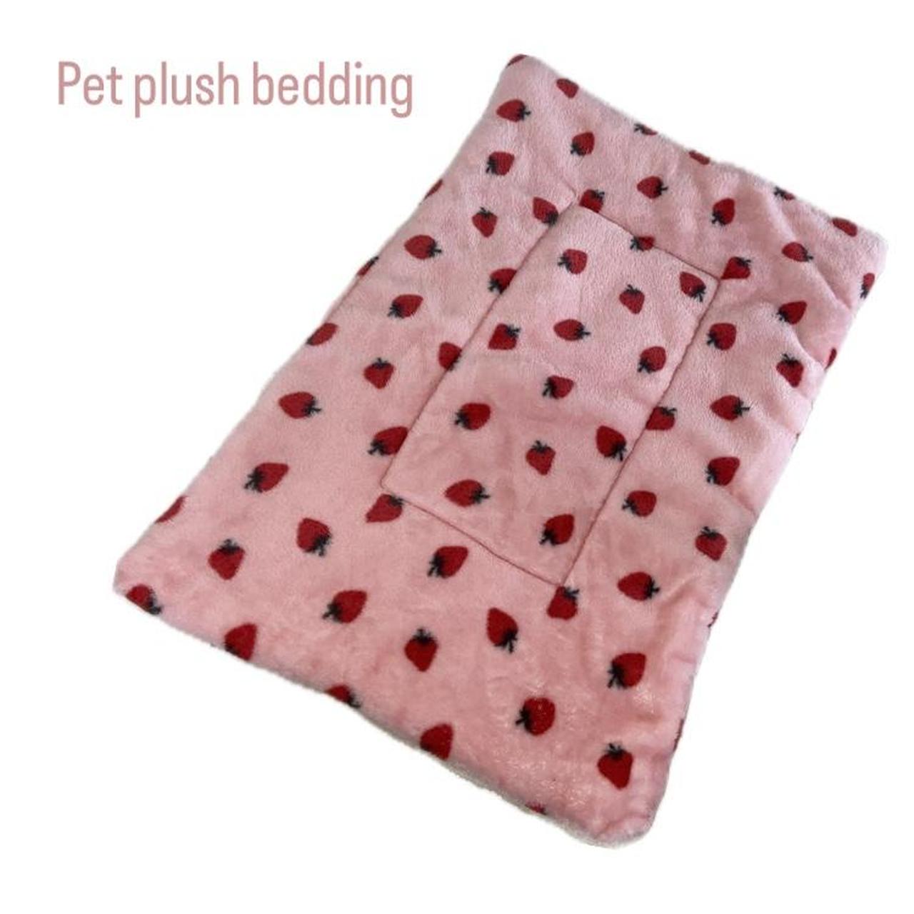 Strawberry plushie pet bedding 🍓 Small Would be... Depop