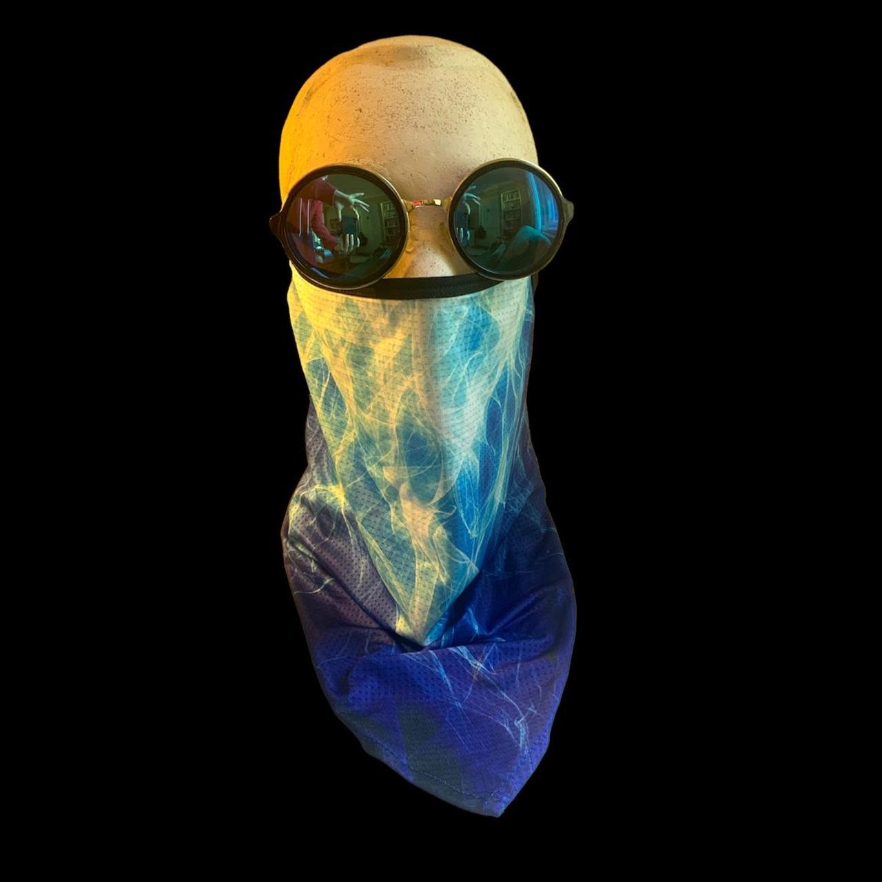 Jersey gaitor face neck mask. Softly hooks on ears.... Depop