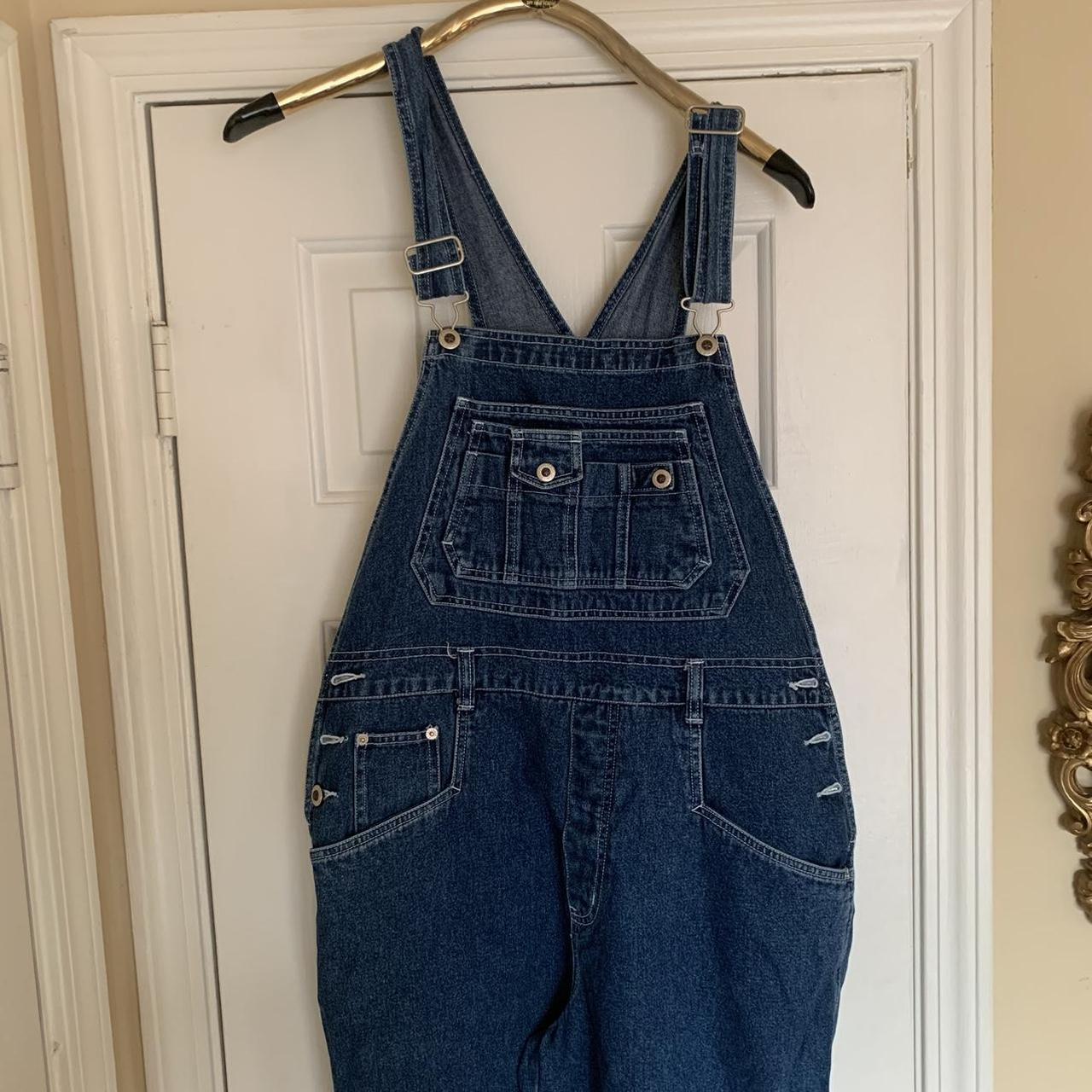 Vintage Carolina Blues denim overalls mens size large - Depop