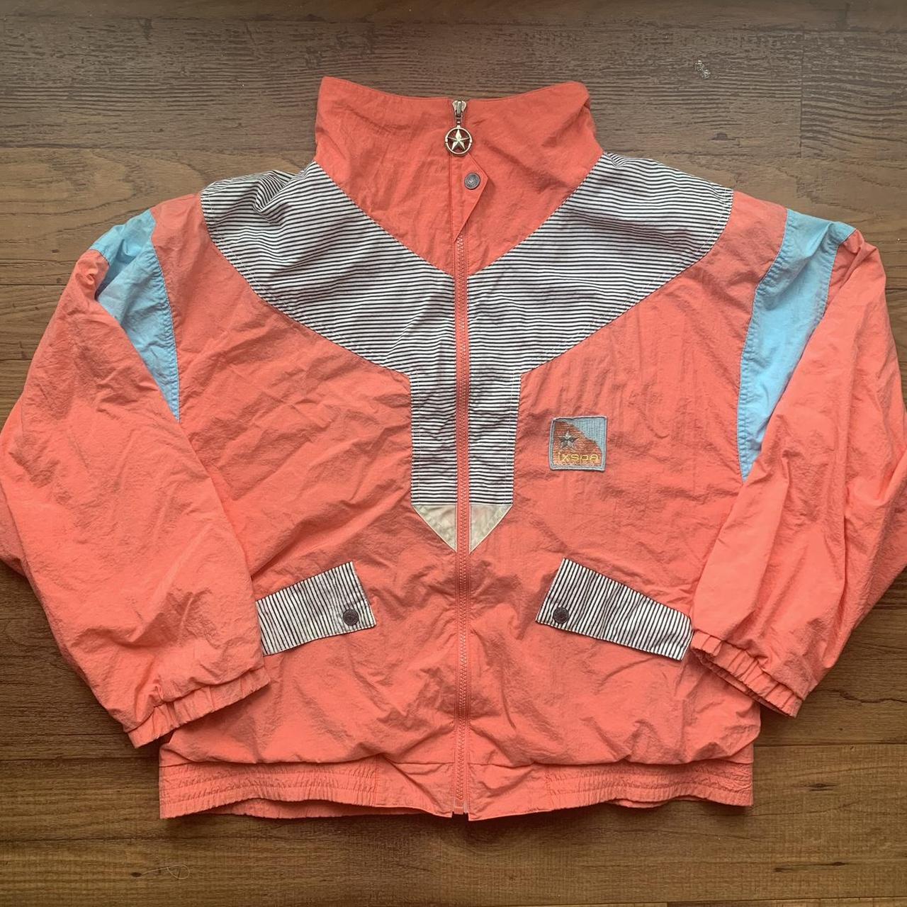 Vintage IXSPA windbreaker track jacket Size large - Depop