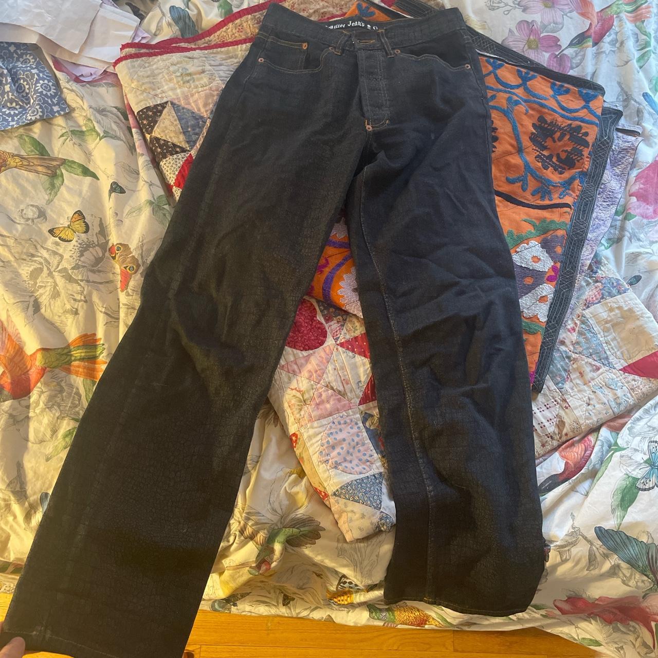 Gaultier Jeans Women's Navy and Black Jeans