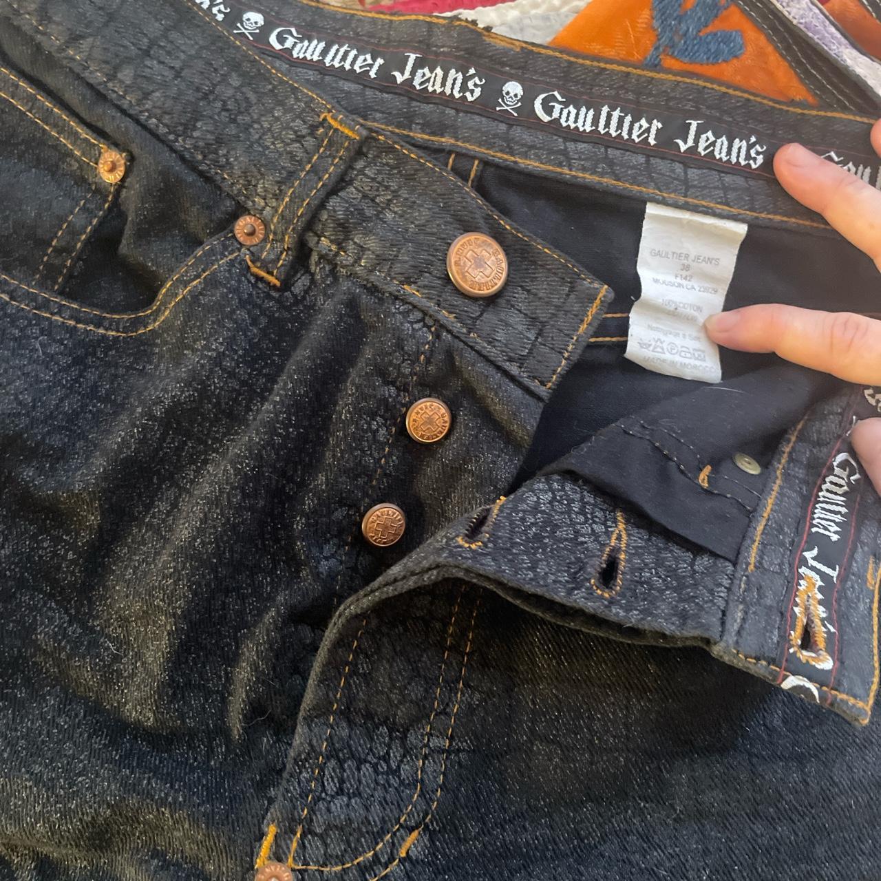 Gaultier Jeans Women's Navy and Black Jeans (2)