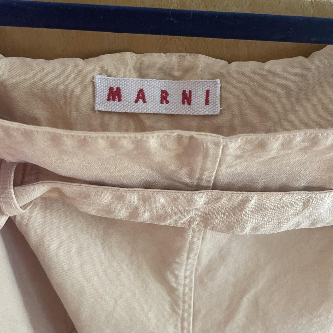 Marni Women's Yellow Trousers | Depop