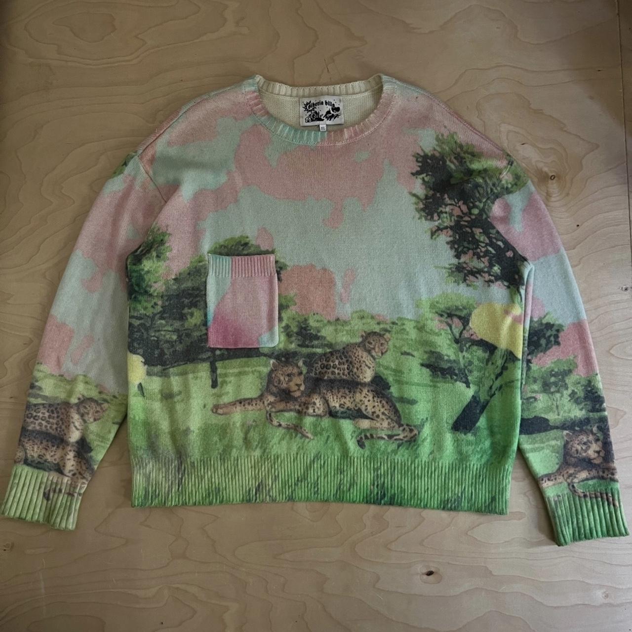 【SATIIIZ】Deron Ethnic Knit Sweatshirt Siberia hills Africa knit RARE Size XL Only a | Depop