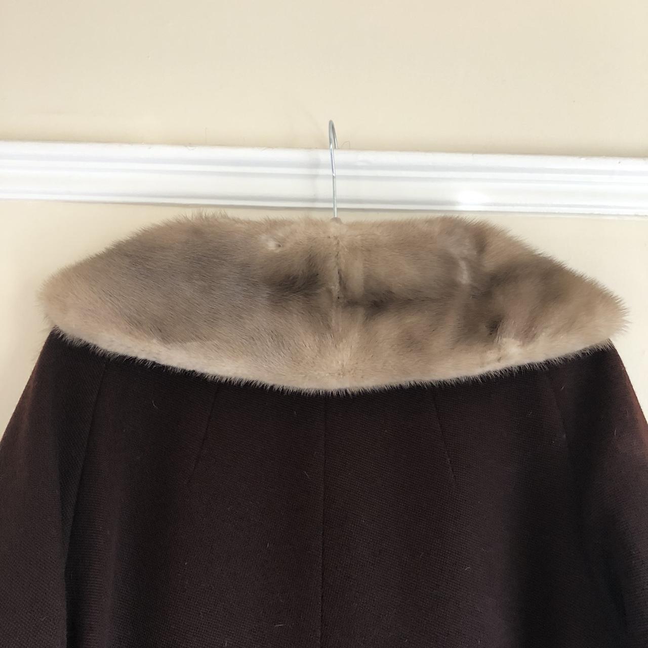 Beautiful vintage Jordan Marsh fur coat. Satin inner... - Depop