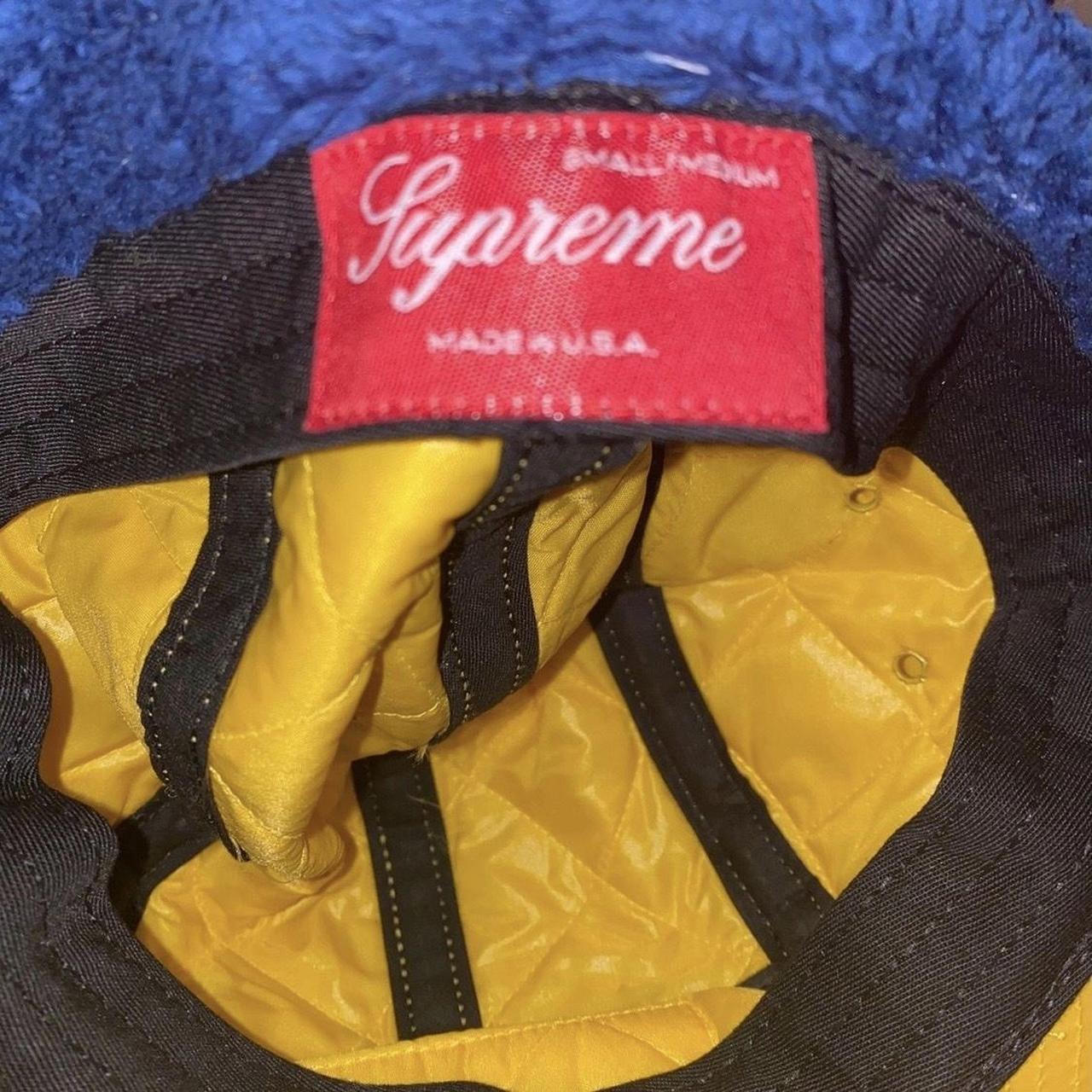 SS19 Supreme Red Terry Glitter Camp Box Logo Cap - Depop