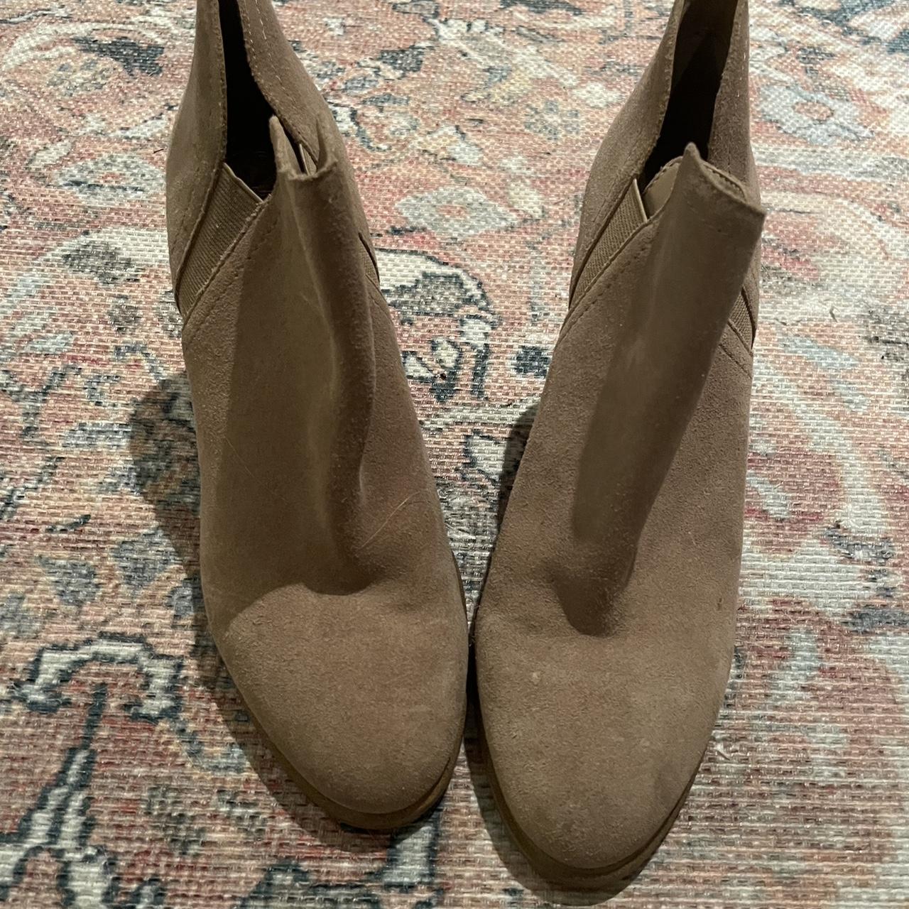 vince camuto suede booties