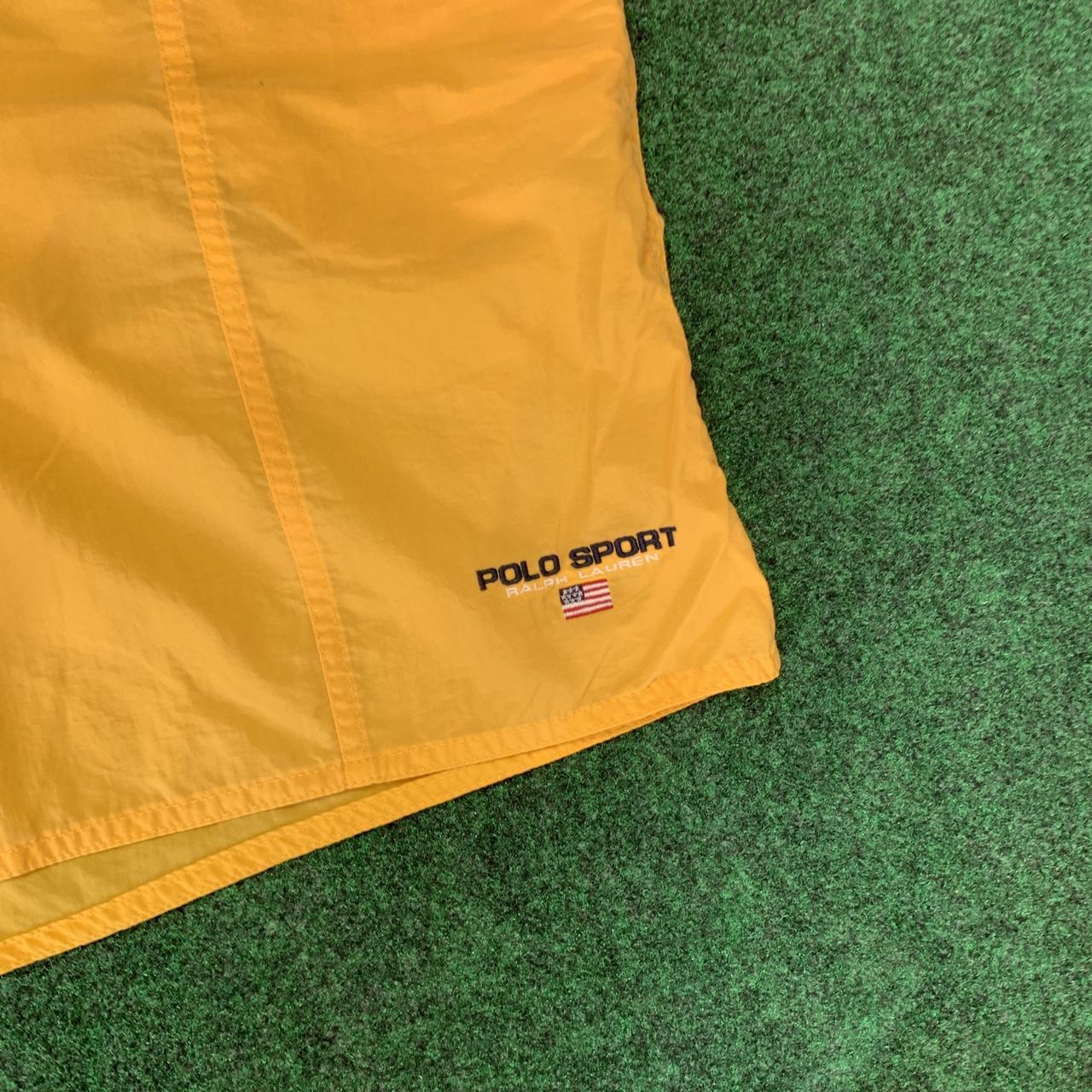 Polo Ralph Lauren Sport yellow swim shorts with... Depop