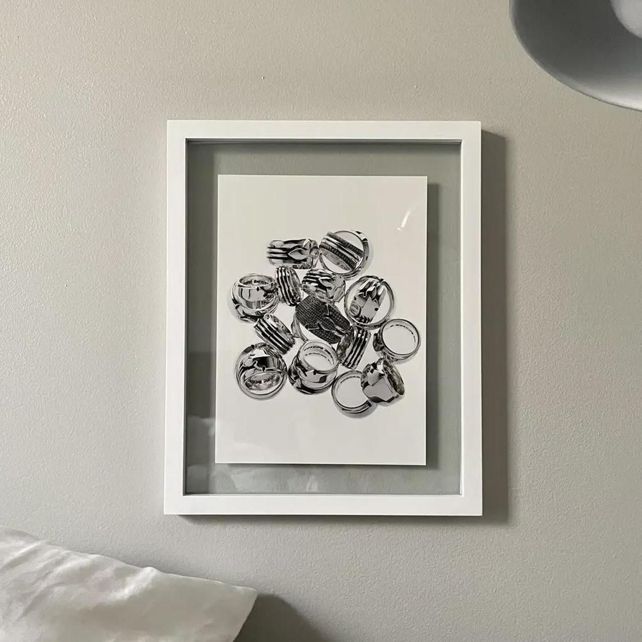 chrome hearts silver rings poster