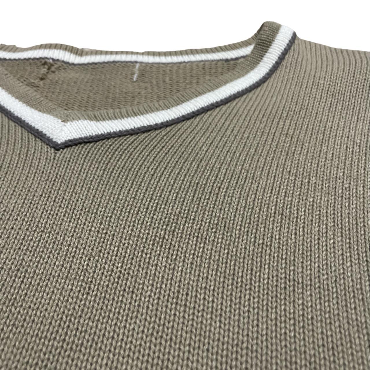 Men's Khaki and Tan Jumper | Depop