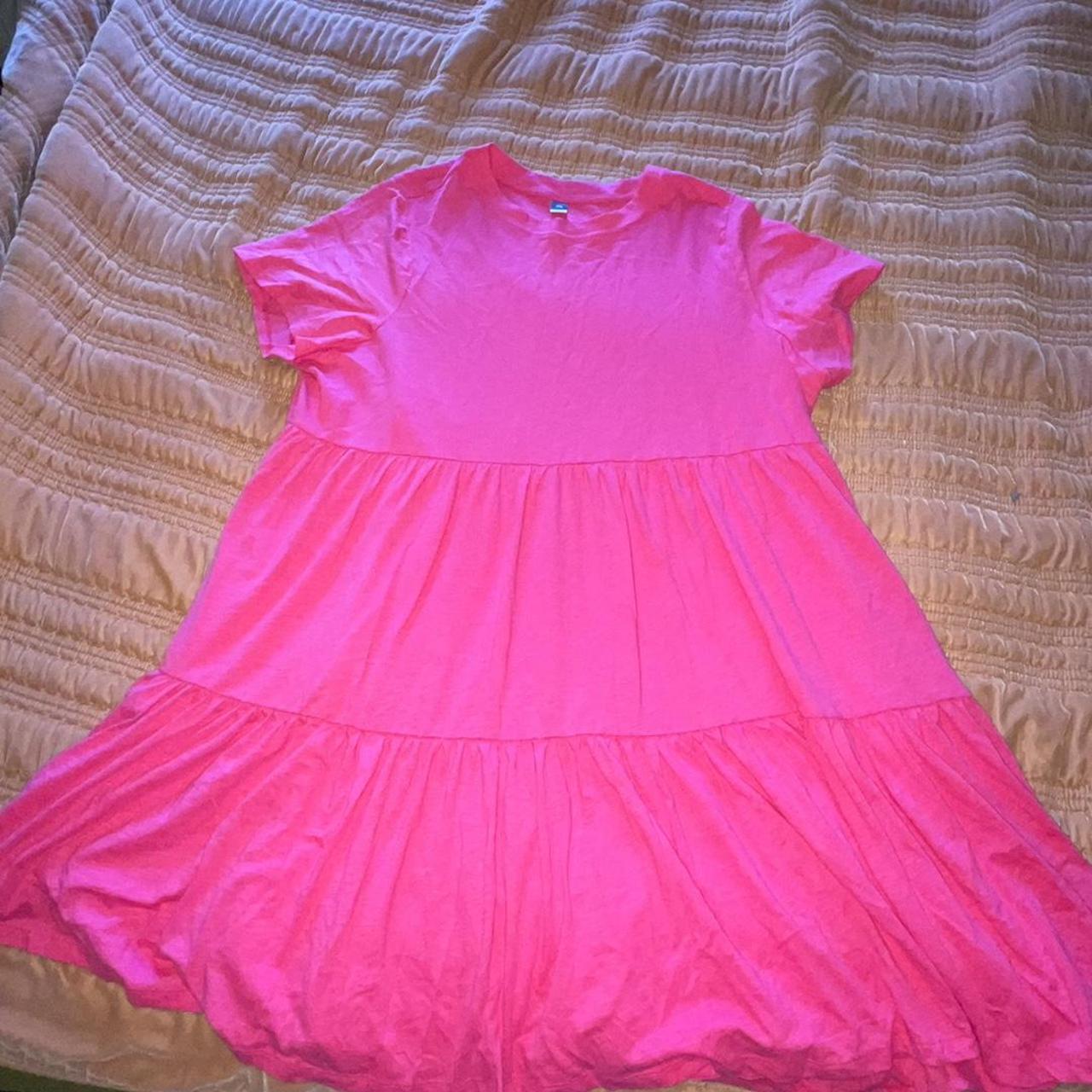 Old Navy Women's Pink Dress Depop
