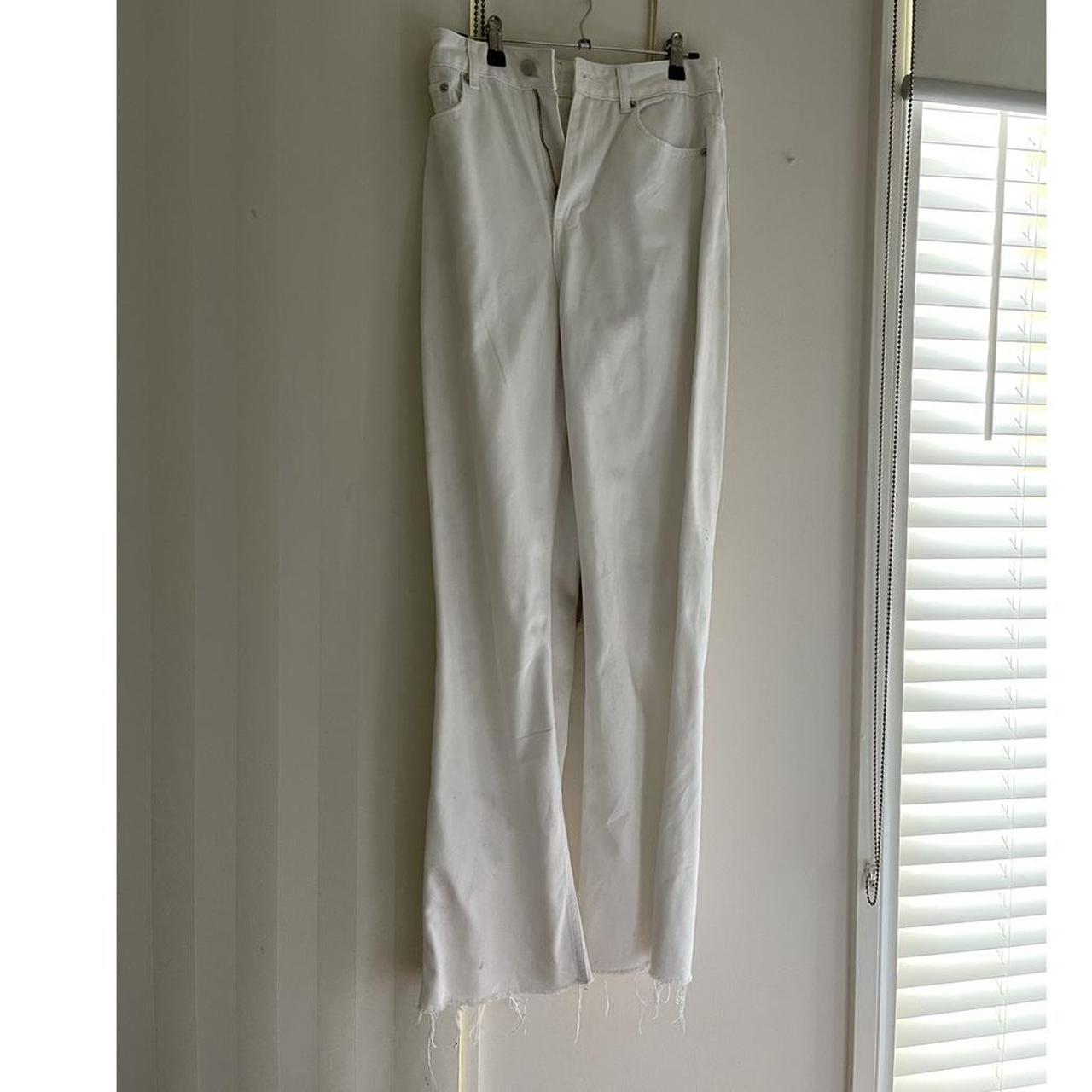 Glassons Women's White and Cream Jeans | Depop