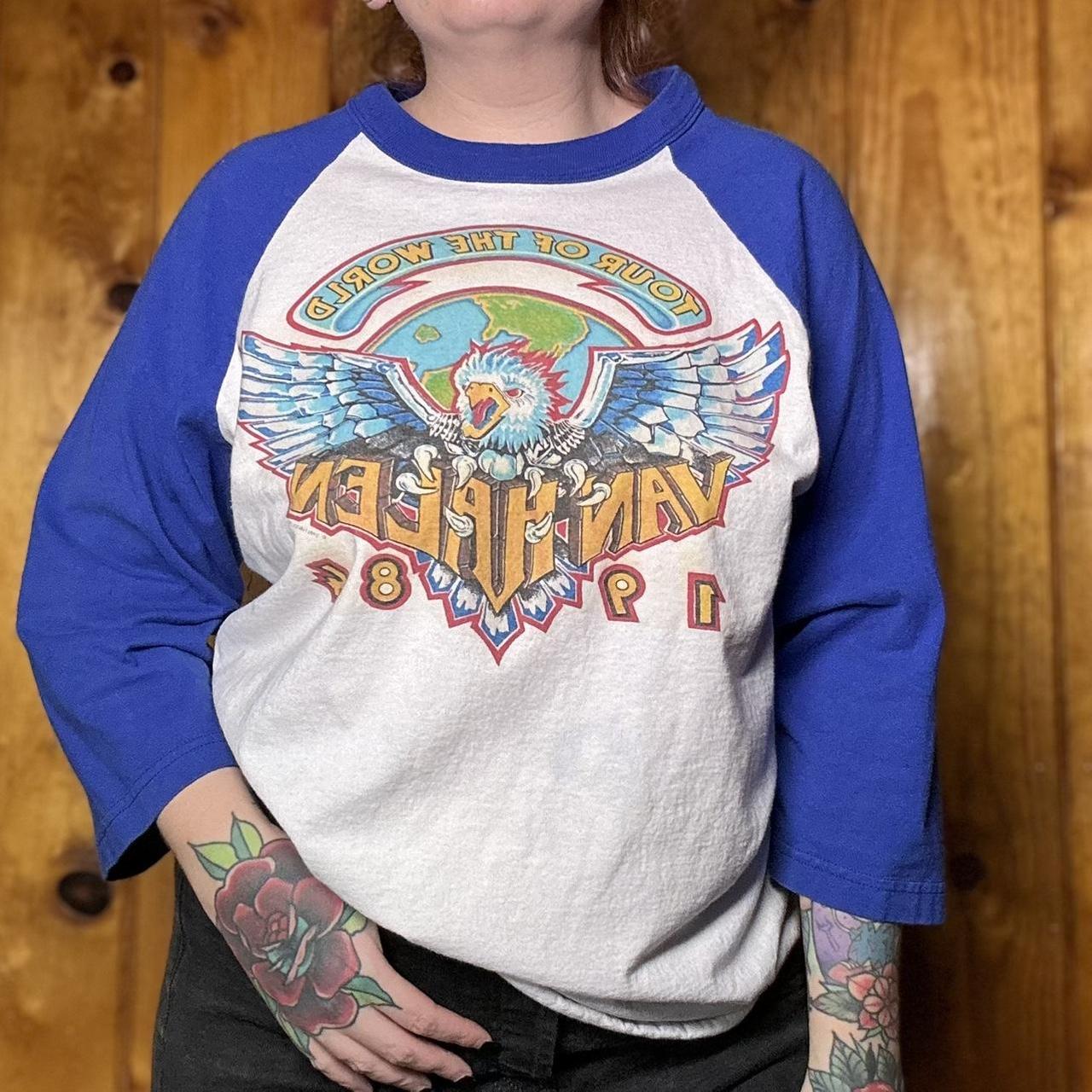 van halen baseball tee