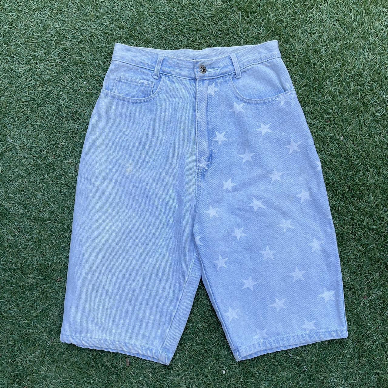 80s Vintage Denim Star Jorts 💞 Size: 10 💞 Brand:... - Depop