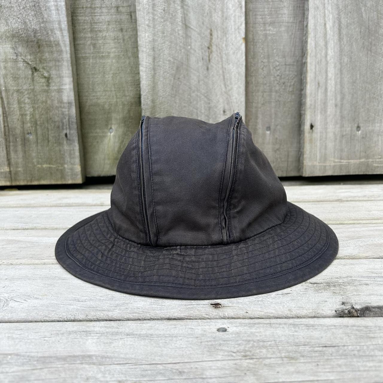 Yohji Yamamoto Pour Homme Double Zip Sunfaded Bucket... - Depop