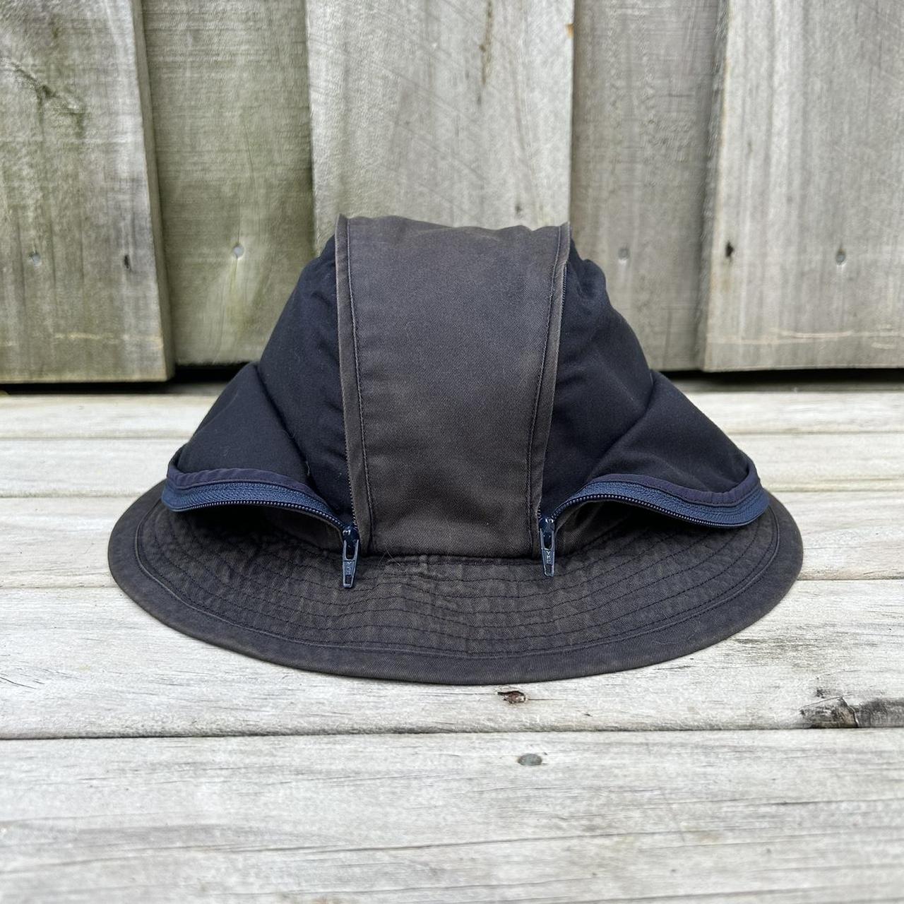 Yohji Yamamoto Pour Homme Double Zip Sunfaded Bucket... - Depop