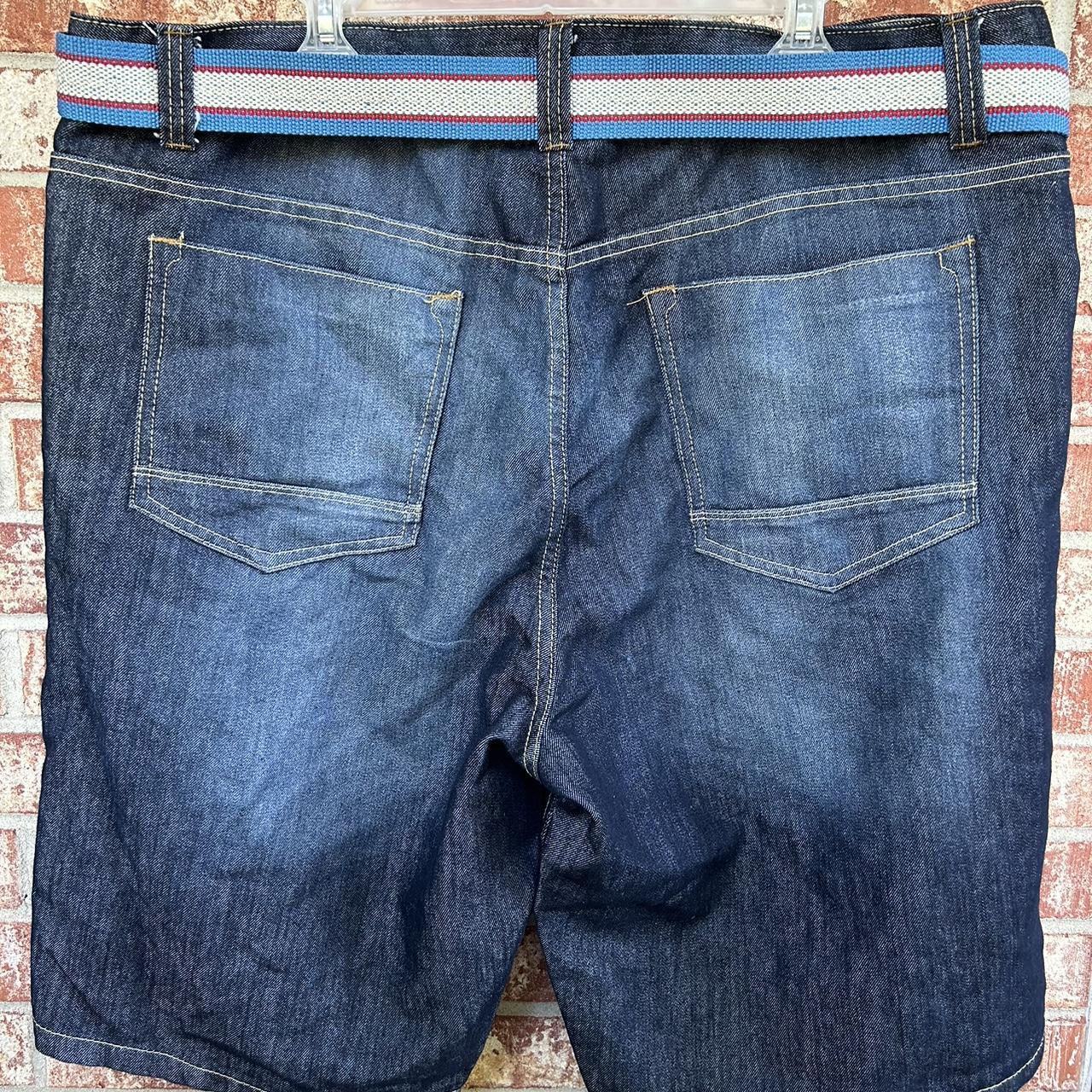 PD&C Paper Denim & Cloth Denim Shorts Jeans deals Mens Size 42 Belted Baggy NWT