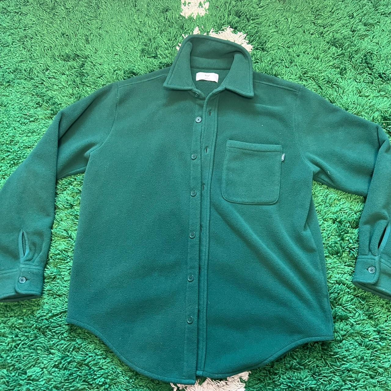 Aritzia Women's Green Coat Depop