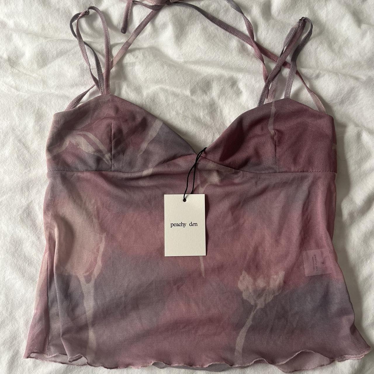 Peachy Den Aria Cami💕 In dusty pink and purple... - Depop