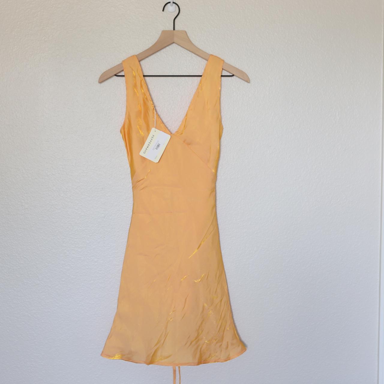 Peppermayo Audrey Vintage Satin Slip Dress... - Depop