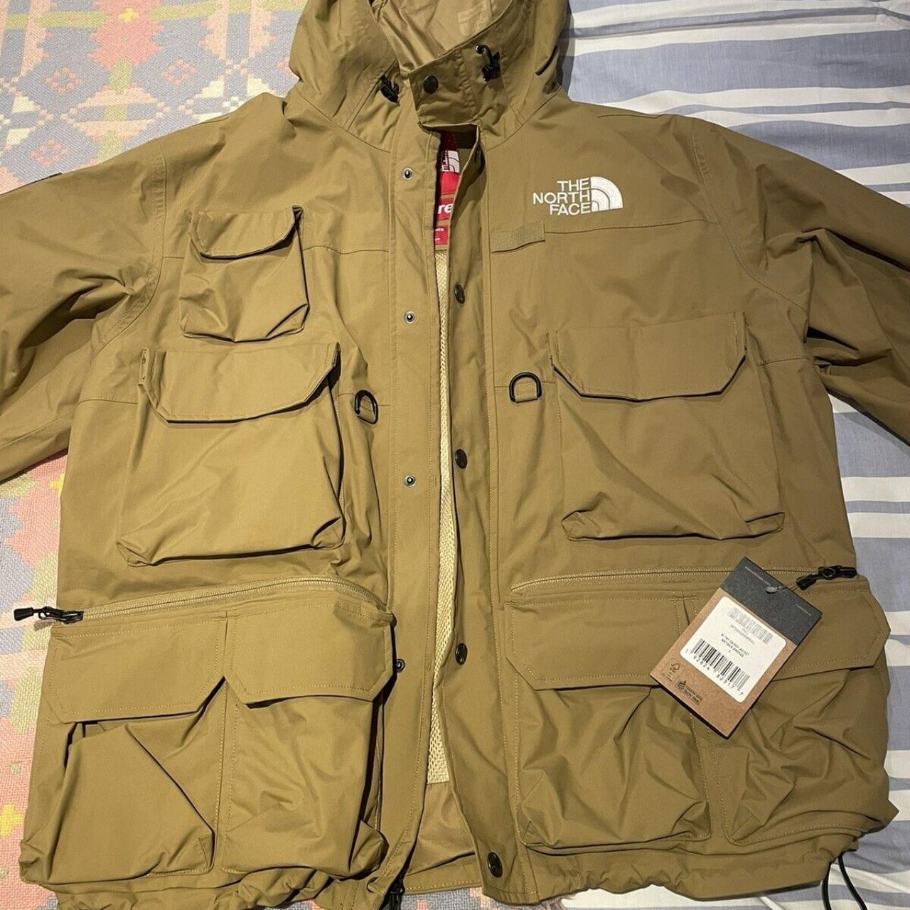 Supreme The North Face Cargo Jacket gold large - Depop