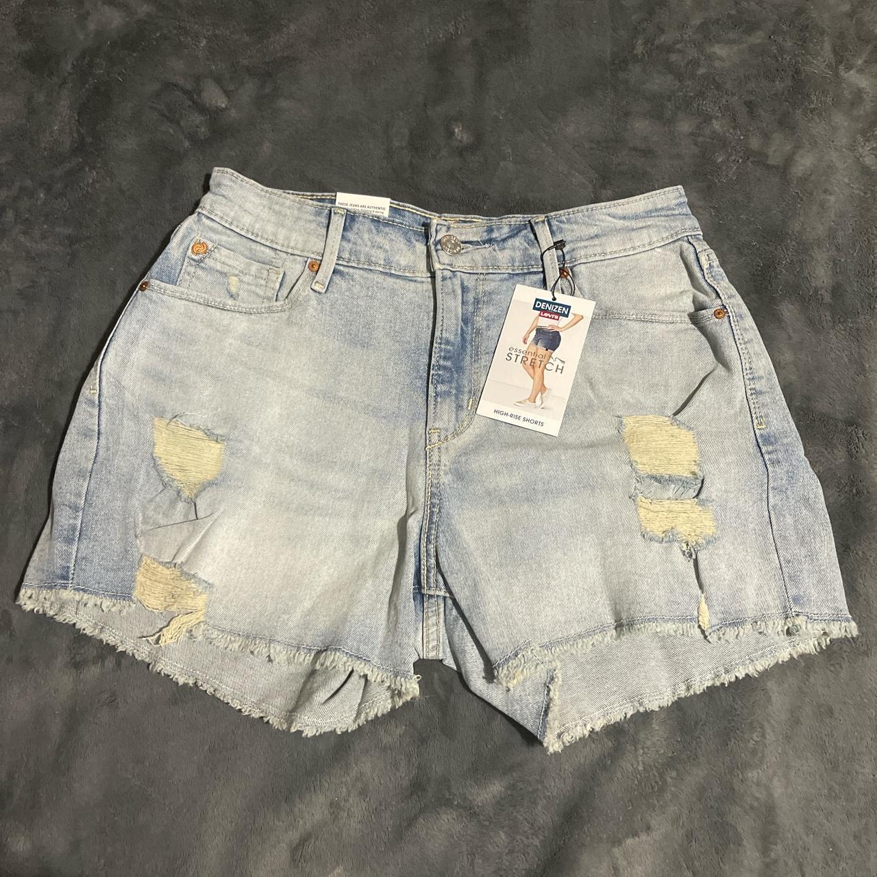 Denizen High Rise Jean Shorts High Rise Jean Depop