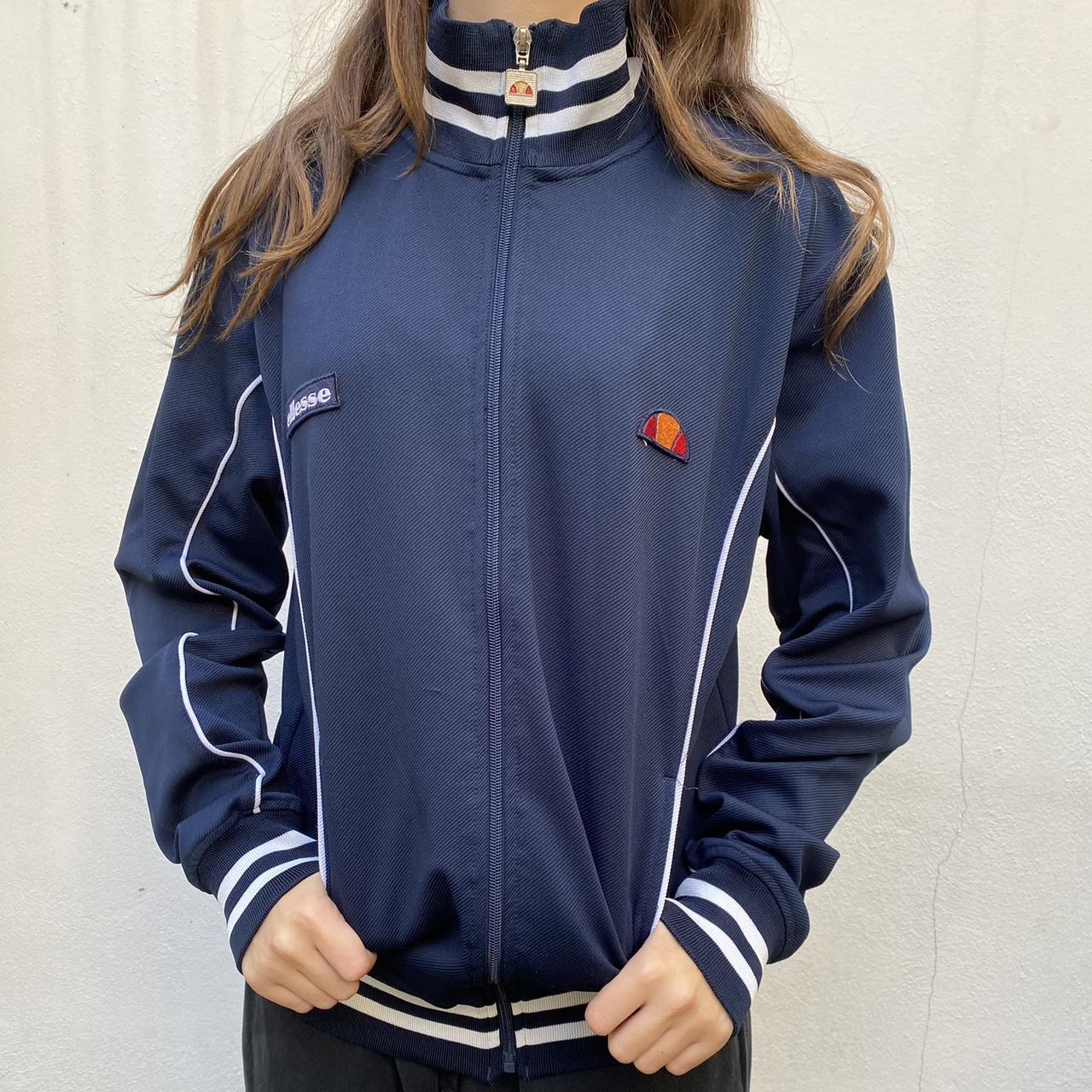 Ellesse Tracksuit Vintage Ellesse Track Jacket In Navy 80s